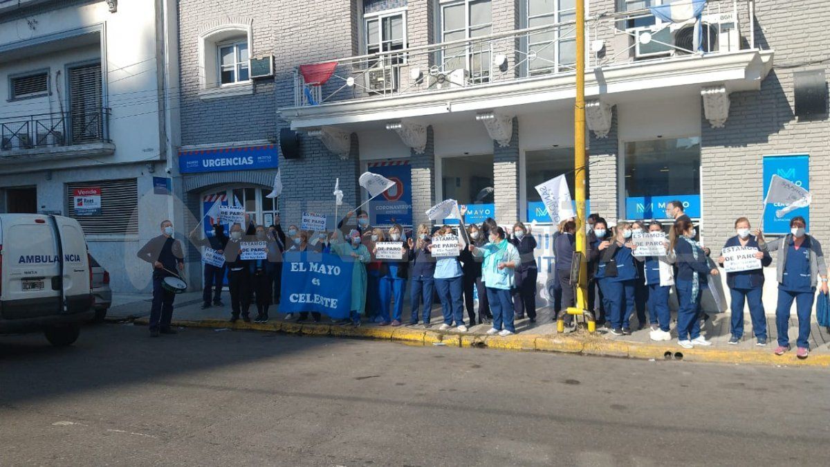 Hasta el momento no hubo acuerdo paritario y el personal de Salud exige un 45% de aumento.&nbsp;