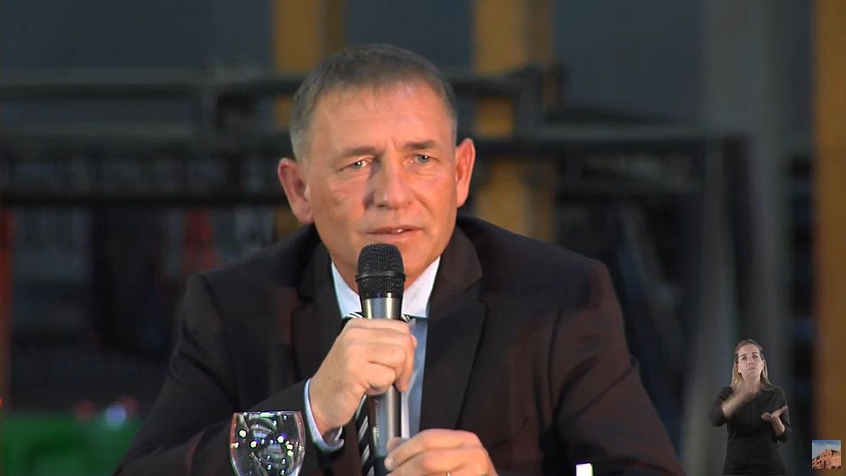 El intendente de la Ciudad de Las Parejas, Horacio Compagnucci.