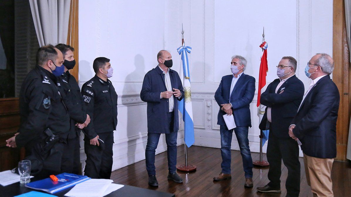 El gobernador coordina acciones de trabajo con las fuerzas federales.&nbsp;