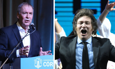 Juan Schiaretti felicitó a Javier Milei por ser el candidato más votado en Córdoba. Juan Schiaretti felicitó a Javier Milei por ser el candidato más votado en Córdoba.