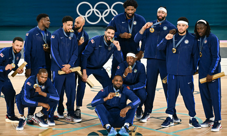 La Selección de básquet de Estados Unidos se quedó con el oro en los Juegos Olímpicos de París. La Selección de básquet de Estados Unidos se quedó con el oro en los Juegos Olímpicos de París.