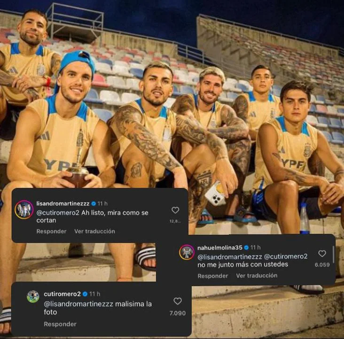 Los celos llegaron al plantel de la Selección Argentina. Los celos llegaron al plantel de la Selección Argentina.