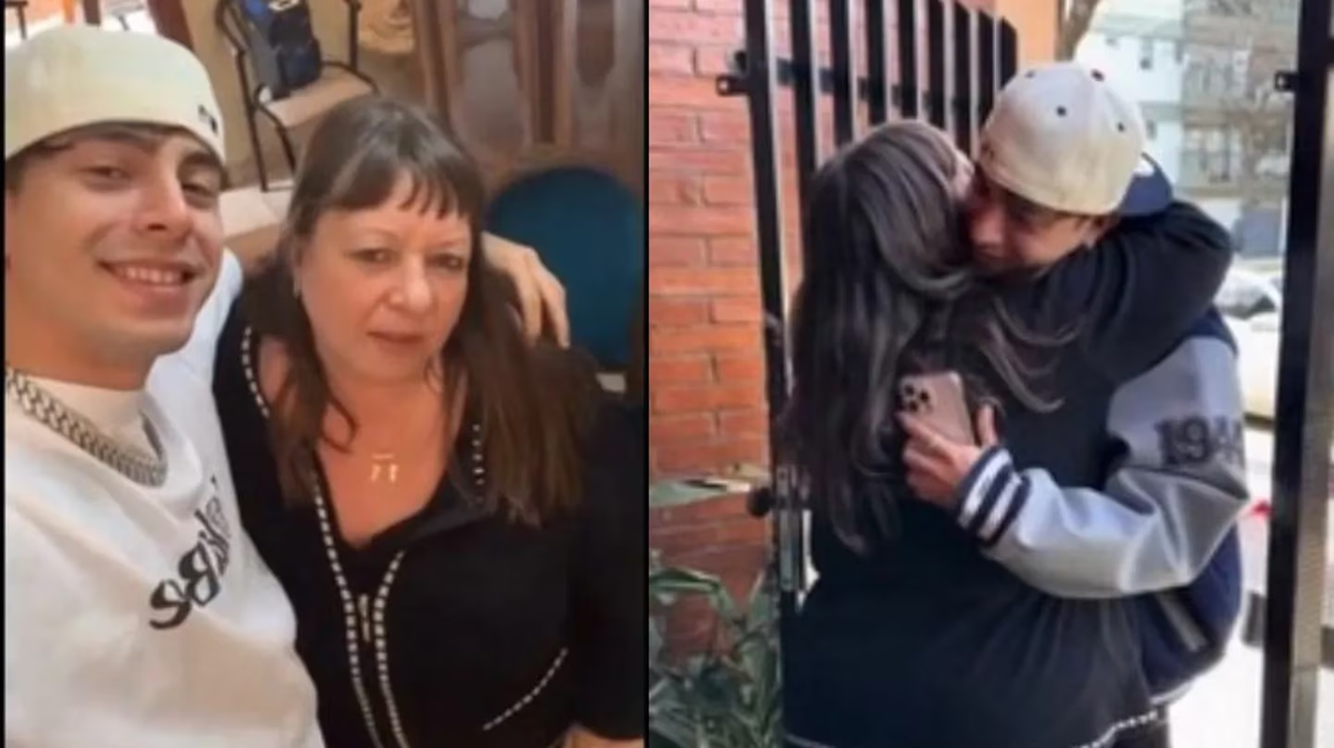 Rusher sorprendió a una fan y se apareció en la casa almorzar juntos. Rusher sorprendió a una fan y se apareció en la casa almorzar juntos.