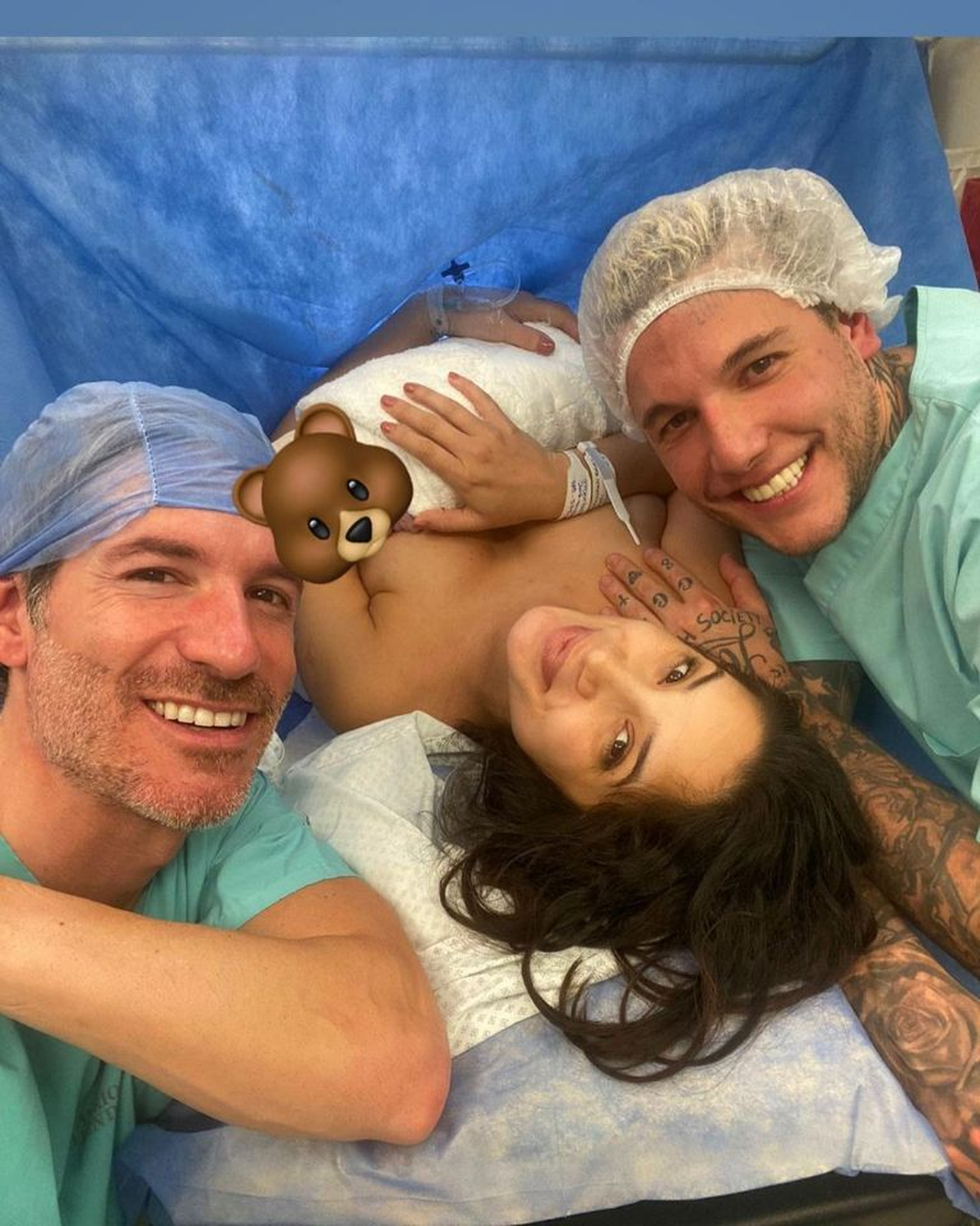 Alex Caniggia fue papá junto a su novia Melody Luz.