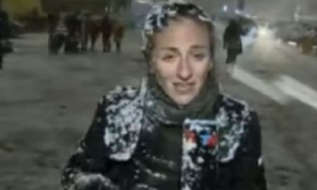 La foto de la periodista de TN Carolina Amoroso en Ucrania que se hizo viral La foto de la periodista de TN Carolina Amoroso en Ucrania que se hizo viral