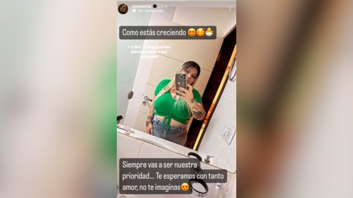 More Rial atraviesa el séptimo mes de su embarazo. More Rial atraviesa el séptimo mes de su embarazo.