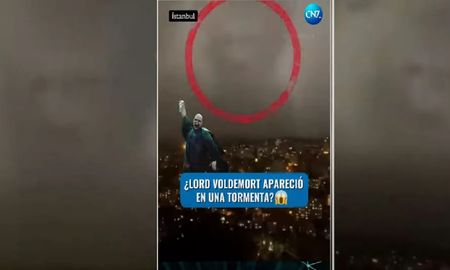 ¿Voldemort?: la impresionante tormenta en Estambul en la que ven la cara del villano ¿Voldemort?: la impresionante tormenta en Estambul en la que ven la cara del villano