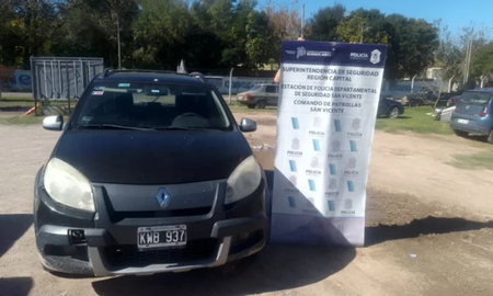 Detuvieron a un concejal de La Libertad Avanza en San Vicente por circular en un auto con pedido de secuestro