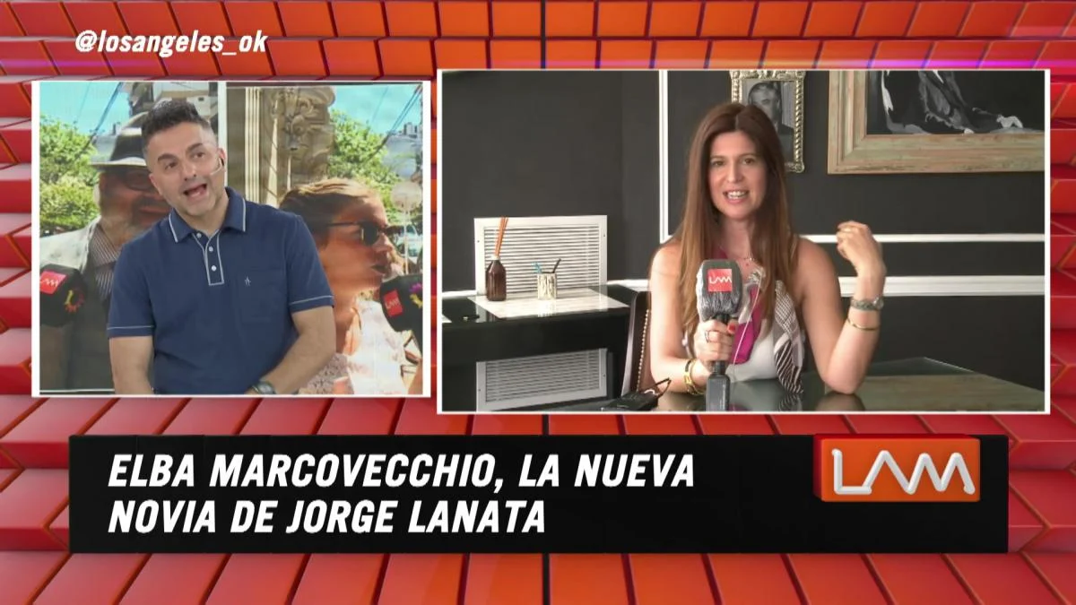 Elba Marcovecchio confirmó su romance con Jorge Lanata