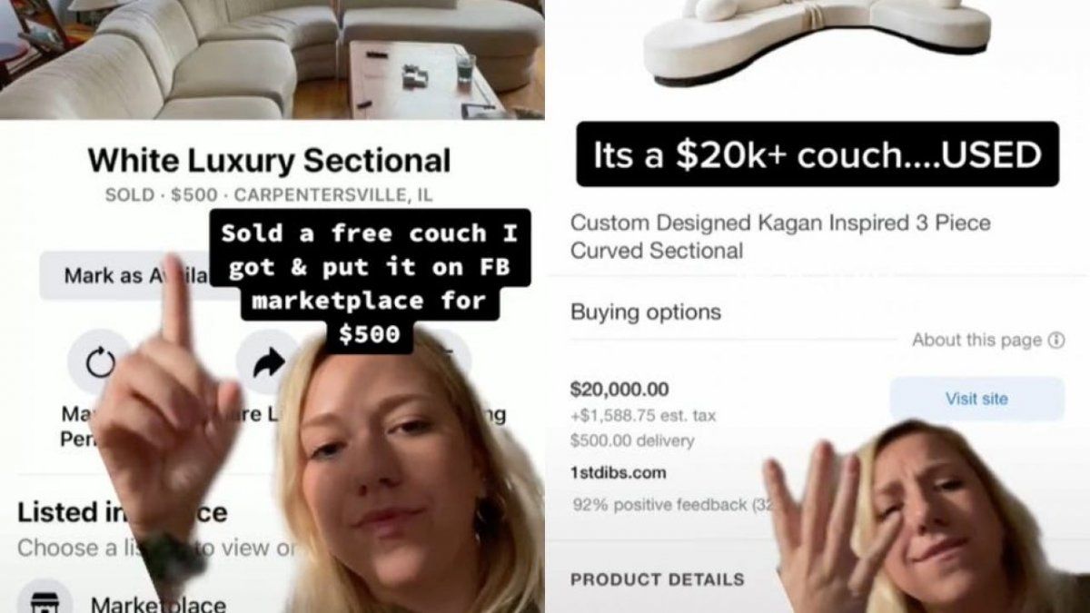 Vendió su sillón por 500 dólares, se enteró luego que valía más de 20 mil y su reacción es furor en las redes
