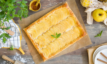 Aprendé a hacer tarta de manzana de hojaldre ¡en solo 30 minutos! Aprendé a hacer tarta de manzana de hojaldre ¡en solo 30 minutos!
