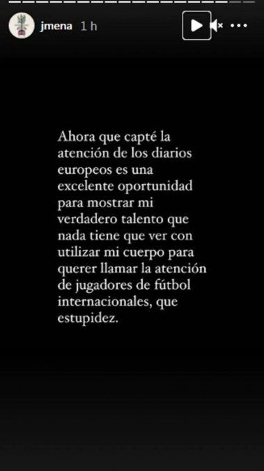 El descargo de Jimena tras ver las noticias publicadas.