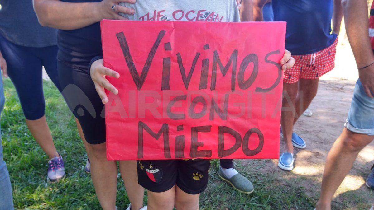 Los vecinos de Colastiné Norte venían reclamando hace meses por mayor seguridad y patrullaje.