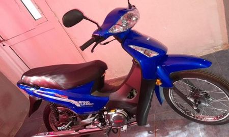 Una de las motos robadas en barrio Belgrano Una de las motos robadas en barrio Belgrano