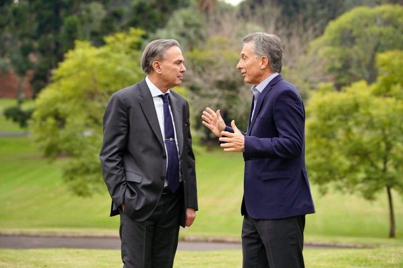 Miguel Ángel Pichetto junto a Mauricio Macri.