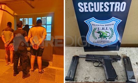 cabana leiva: un ford ka, tres detenidos y un arma de guerra cabana leiva: un ford ka, tres detenidos y un arma de guerra