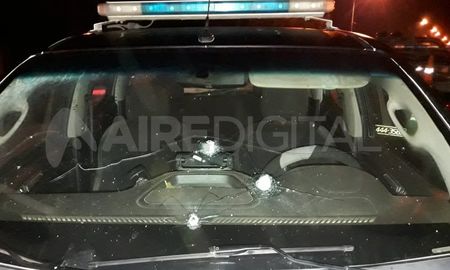 Los jóvenes en fuga dispararon contra el móvil policial Los jóvenes en fuga dispararon contra el móvil policial