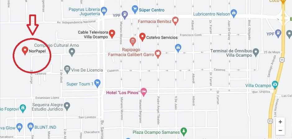 El predio de la expapelera se ubica entre calles Independencia, San Jorge y Francisco Conti.