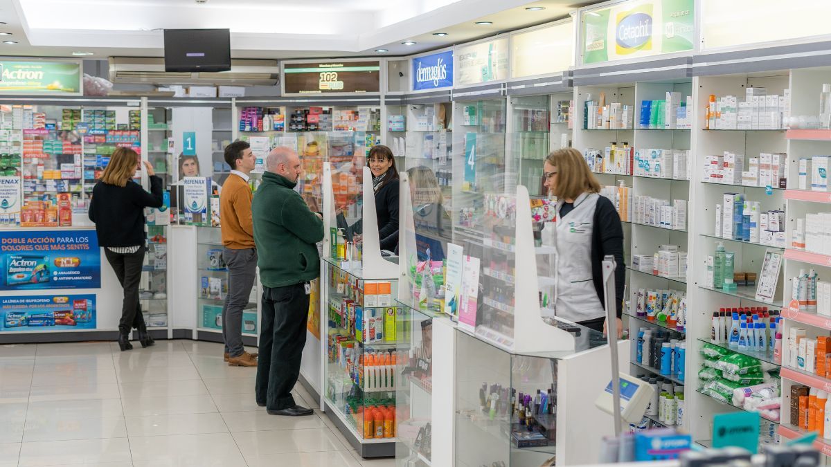 En la farmacia