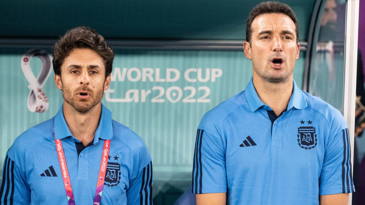 Pablo Aimar es ayudante de Lionel Scaloni en la Selección Argentina.