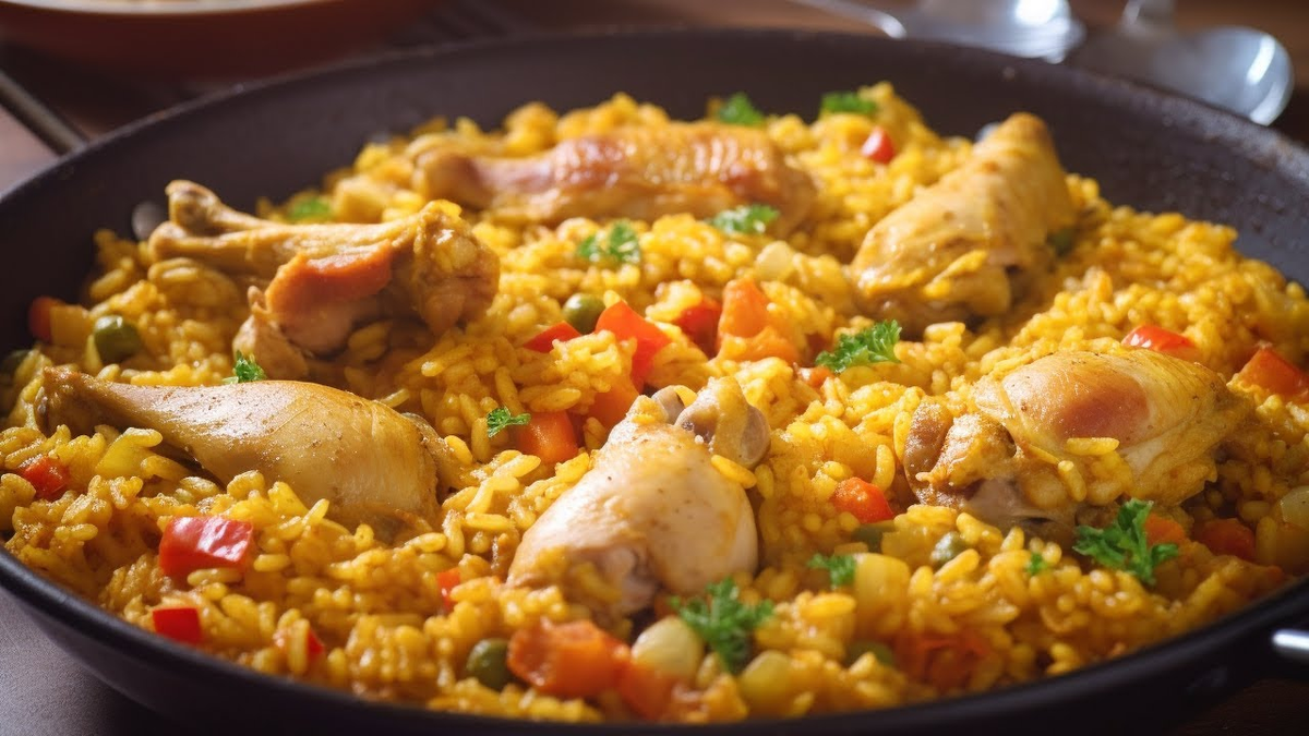 Receta fácil y económica: arroz con pollo para toda la familia