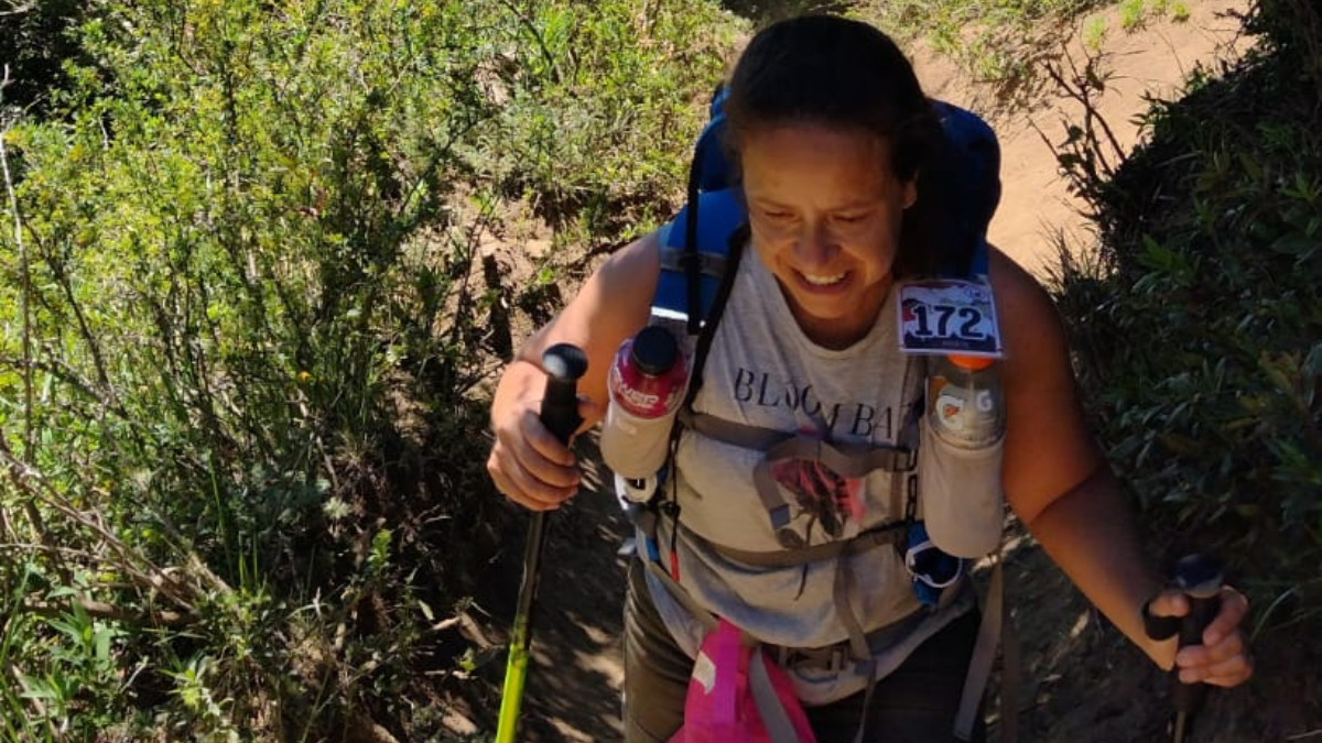 Luego de la mastectomía, Carina se puso como objetivo comenzar a correr. Luego de la mastectomía, Carina se puso como objetivo comenzar a correr.