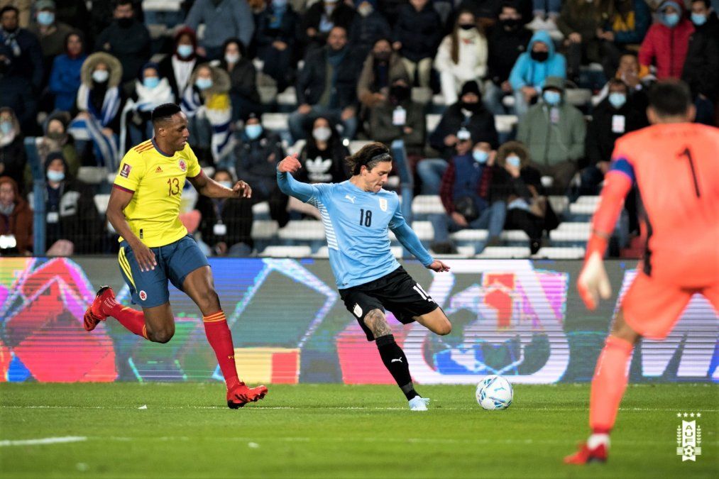 Eliminatorias Sudamericanas Qatar 2022: Uruguay y Colombia no se sacaron diferencias en Montevideo