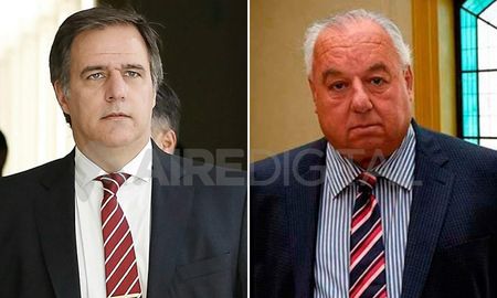 Carlos Arietti, fiscal regional del MPA en Santa Fe, y Rafael Gutiérrez, presidente de la Corte Suprema de Justicia de la provincia. Carlos Arietti, fiscal regional del MPA en Santa Fe, y Rafael Gutiérrez, presidente de la Corte Suprema de Justicia de la provincia.
