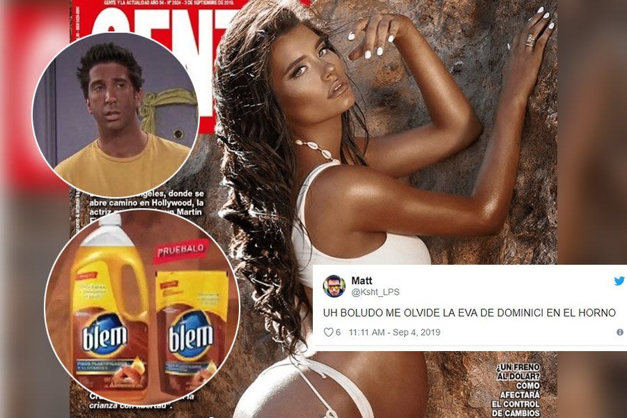 ¡Al horno! El bronceado extremo de Eva de Dominici para la tapa de Gente se volvió viral