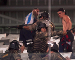 La Policía de Brasil reprimió brutalmente a los hinchas de San Lorenzo La Policía de Brasil reprimió brutalmente a los hinchas de San Lorenzo