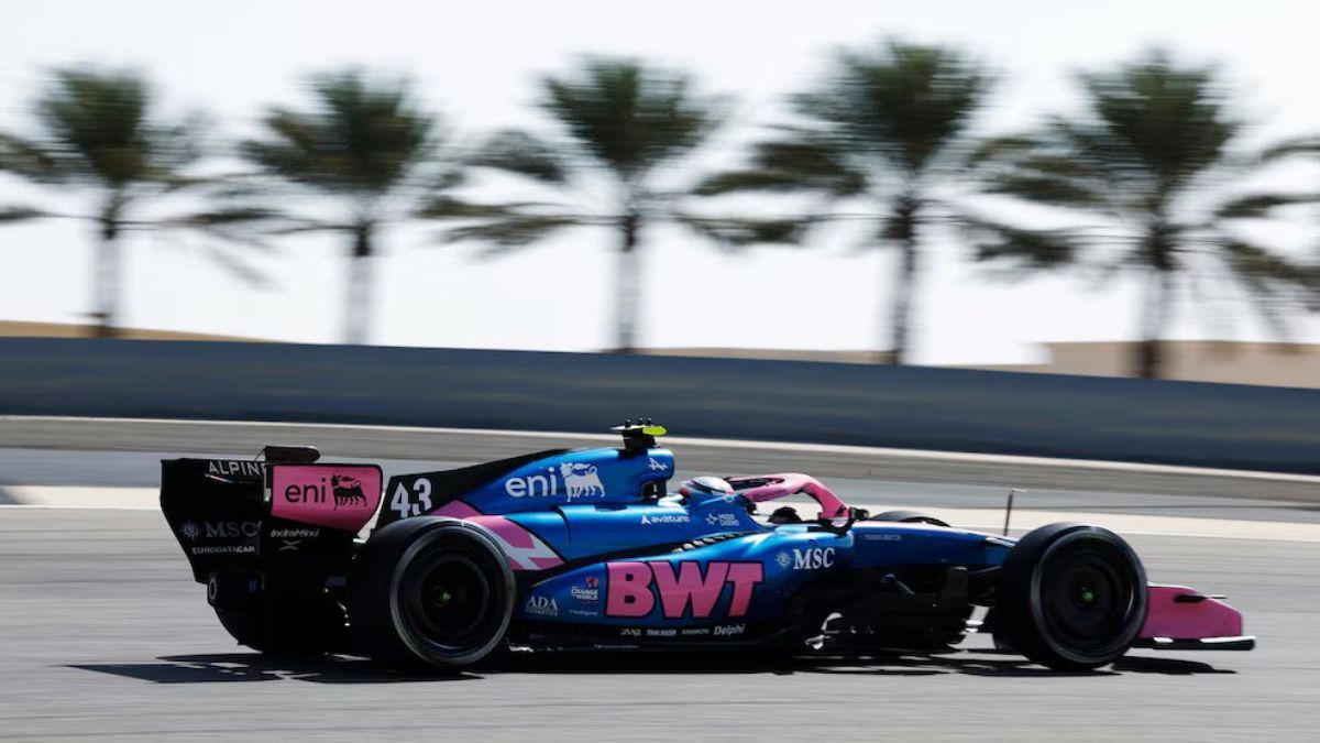 Franco Colapinto terminó séptimo en en la primera sesión del día de los tests de Bahréin