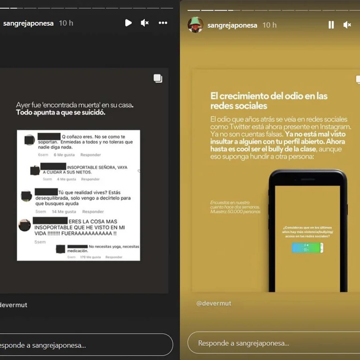 Los mensajes de la China Su&aacute;rez sobre el ciberacoso luego de la muerte de Ver&oacute;nica Forqu&eacute;.