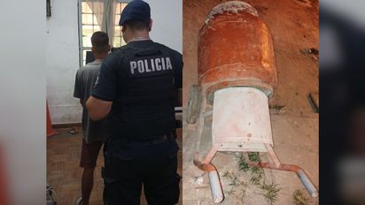 Santa Fe: lo descubrieron huyendo con una hormigonera robada de una obra a plena luz del día