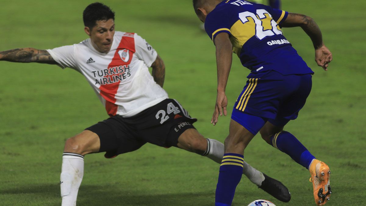 Hubo mucha fricción durante los 90 minutos en la Bombonera. 