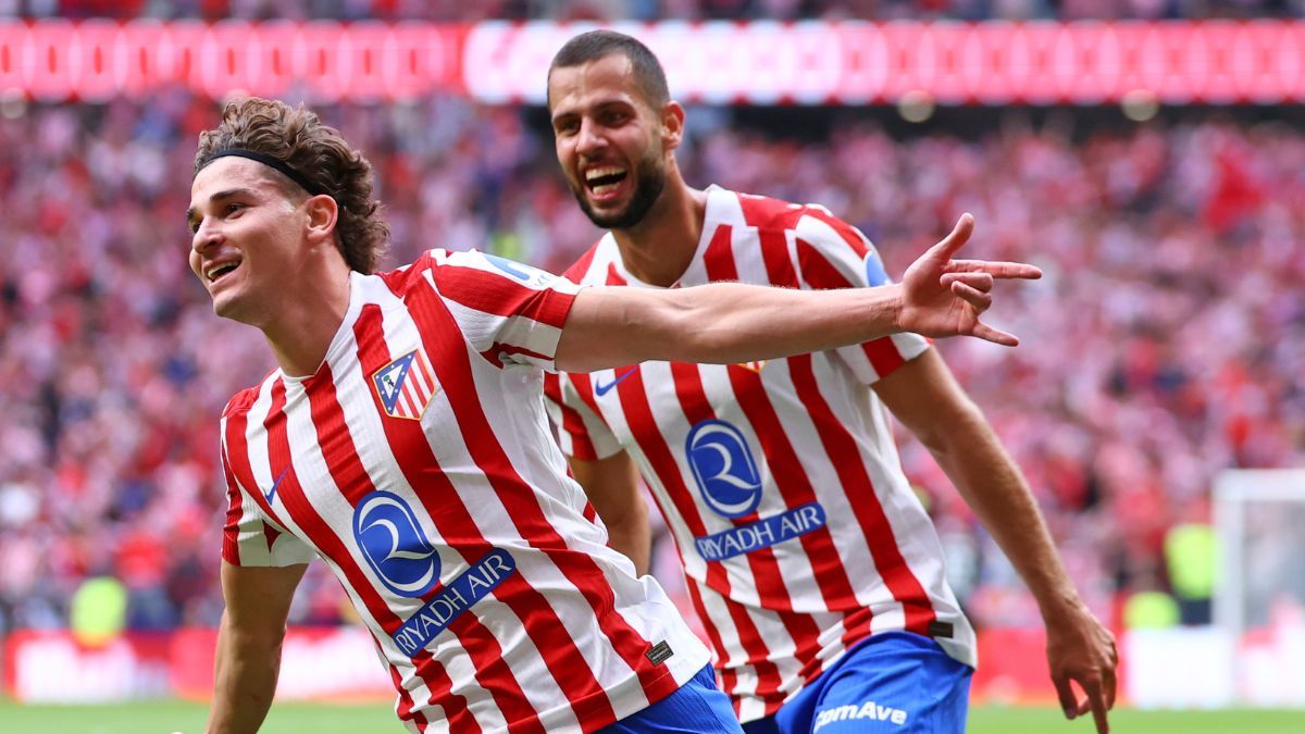 Atlético de Madrid goleó 5 a 2 al Real con un doblete de Julián Álvarez.