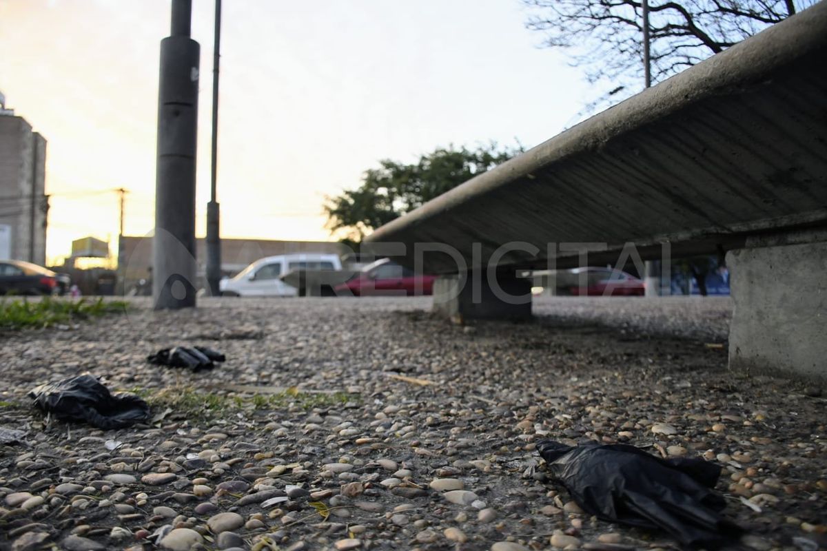 El lugar en donde ocurrió el crimen.