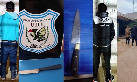 Incautaron cuatro armas blancas y trasladaron a seis personas. Incautaron cuatro armas blancas y trasladaron a seis personas.