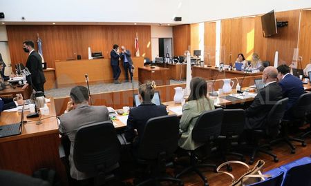 El juicio a Esteban Alvarado se desarrolla en el Centro de Justicia Penal de Rosario El juicio a Esteban Alvarado se desarrolla en el Centro de Justicia Penal de Rosario