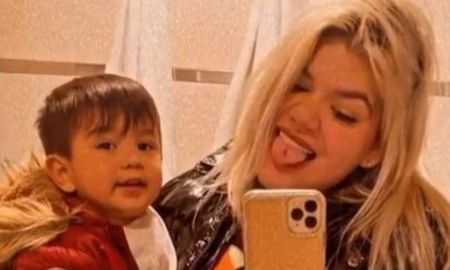 Morena Rial junto a su hijo, Francesco Benicio Ambrosioni. Morena Rial junto a su hijo, Francesco Benicio Ambrosioni.