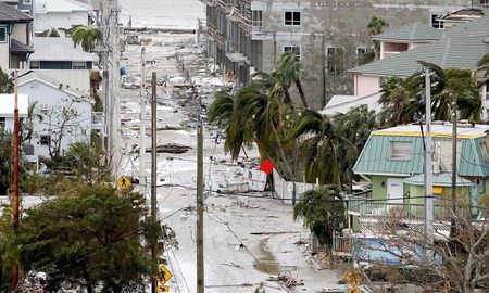 El huracán Ian destrozó Fort Myers. El huracán Ian destrozó Fort Myers.