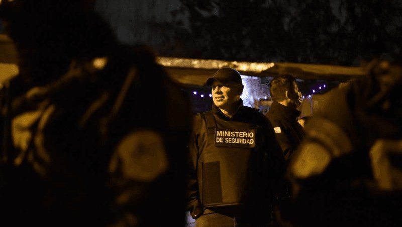 El ministro de Seguridad de la provincia de Buenos Aires, Sergio Berni, encabezó los operativos.