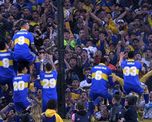 Boca venció a River en el superclásico con un cabezazo de Benedetto. Boca venció a River en el superclásico con un cabezazo de Benedetto.