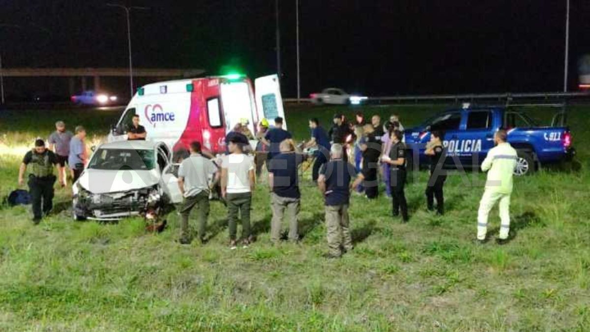 El accidente fatal se produjo a la altura de Puerto General San Martín