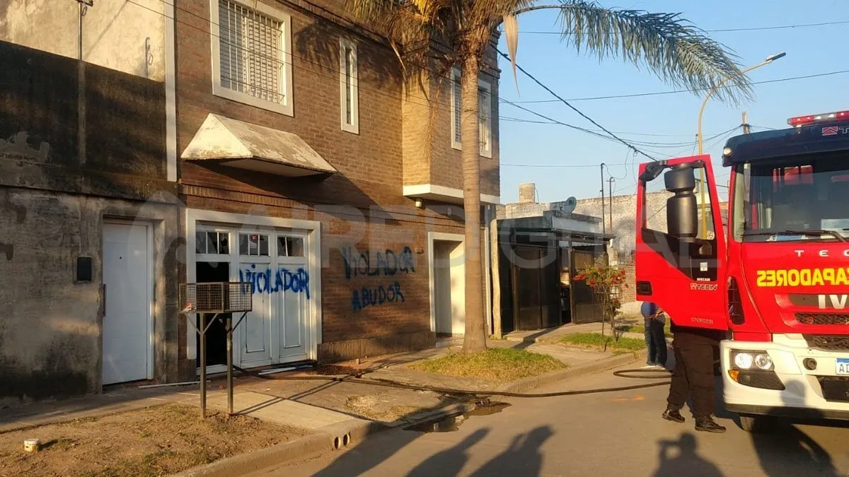 La casa del profesor fue totalmente vandalizada por delincuentes.