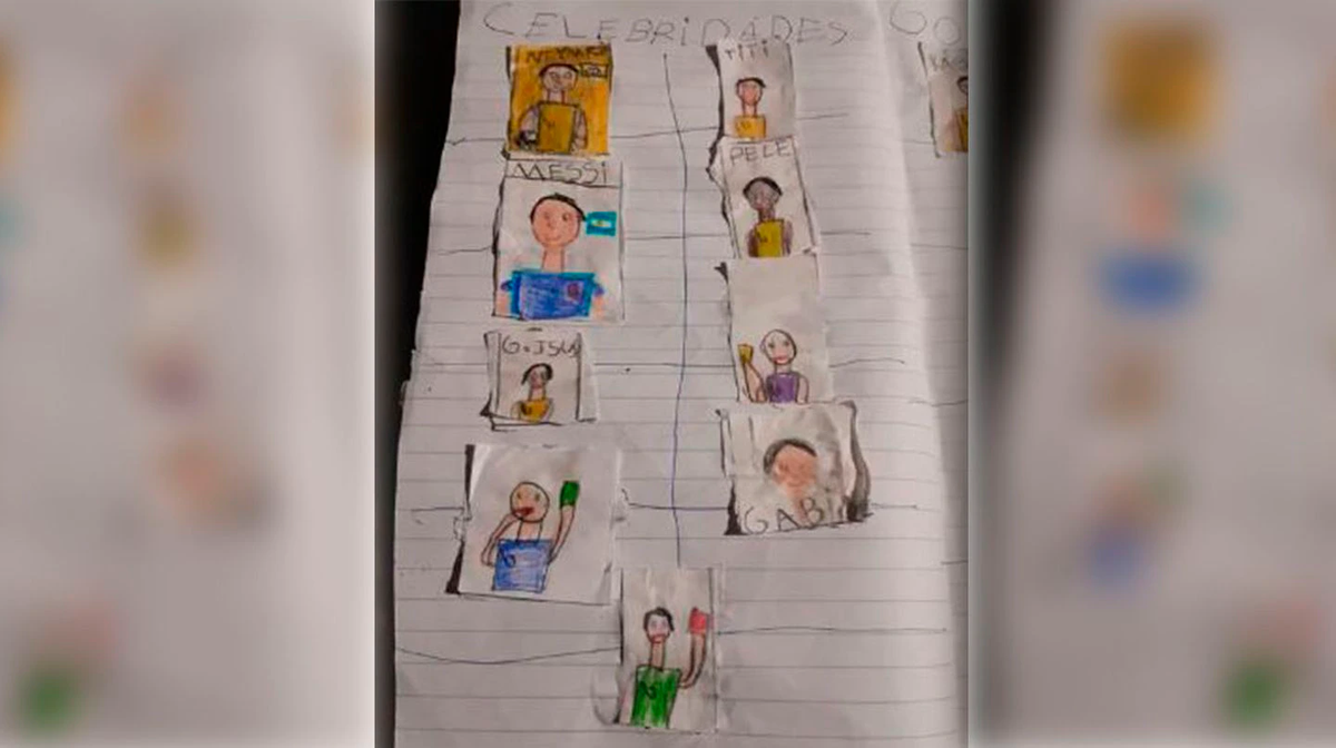 Como no tenía plata para figuritas