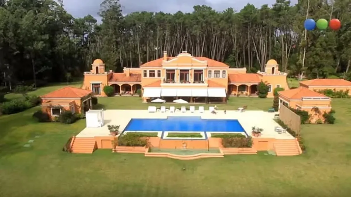 Susana Giménez vive en una gran mansión en Punta del Este.