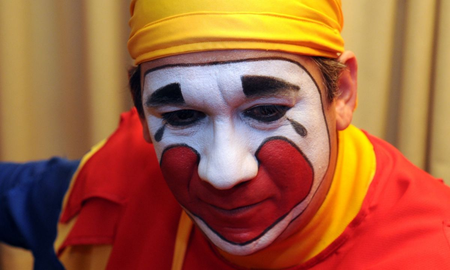 Jeremías, el hijo del famoso payaso Piñón Fijo, se llevó el susto de su vida.