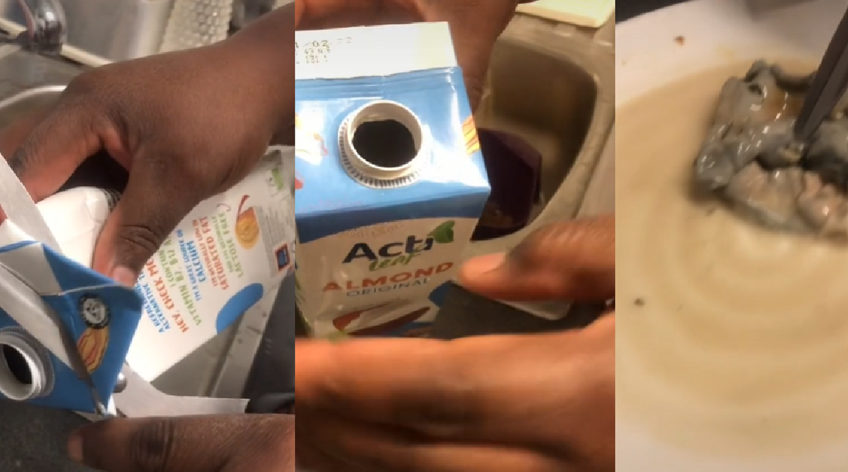 Una mujer denunci&oacute; a una reconocida cadena de supermercados de Reino Unido por venderle un sachet de leche de almendras en cuyo interior descubri&oacute; una putrefacta masa viscosa.