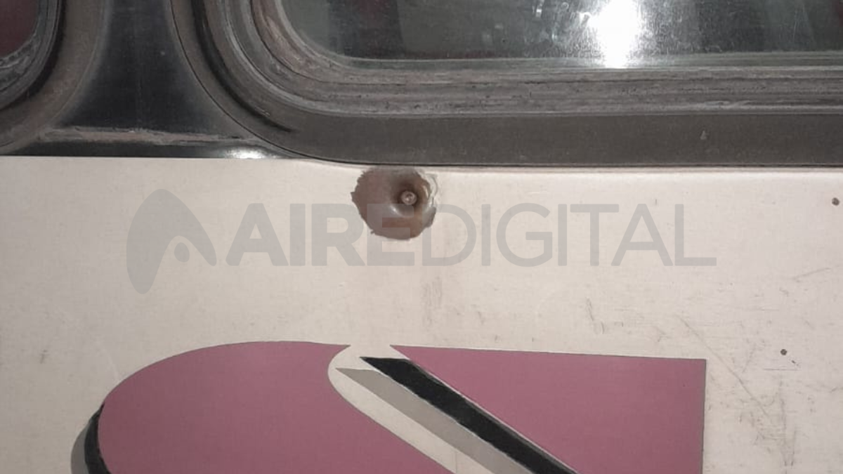 Personal de la Agencia de Investigación Criminal constató que sería un impacto de vieja data ya que el mismo presenta oxido y suciedad.