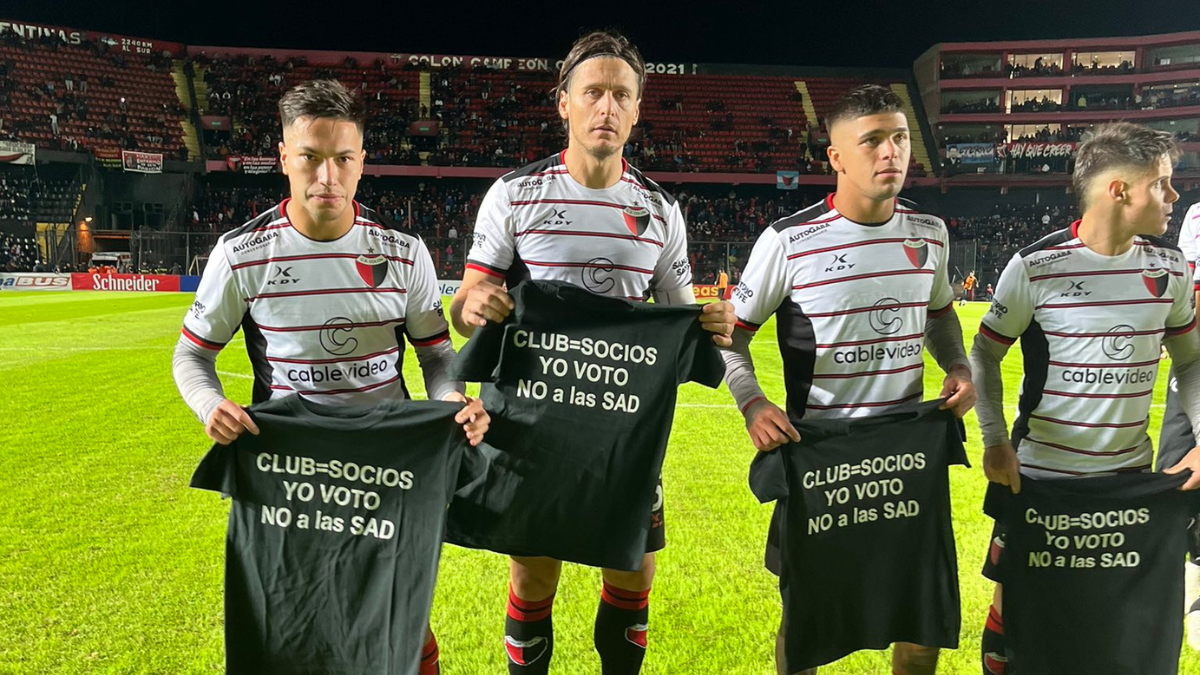 Colón adhirió al comunicado de AFA en rechazo a las Sociedades Anónimas deportivas.